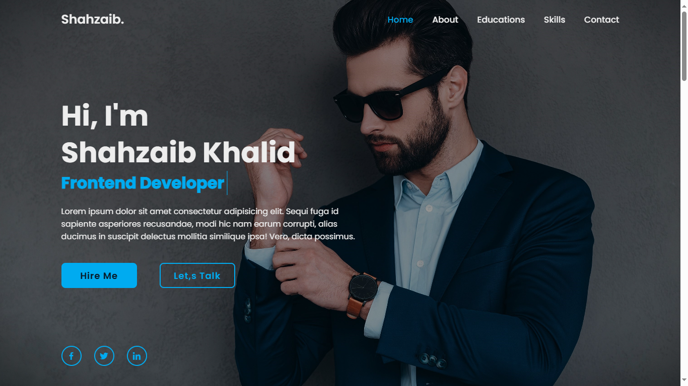 Shahzaib Khalid Portfolio
